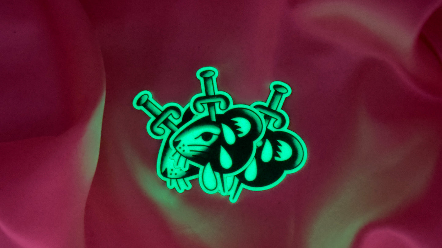 Glow-in-the-Dark Relics of the Rat Official Sticker (Limited Edition)