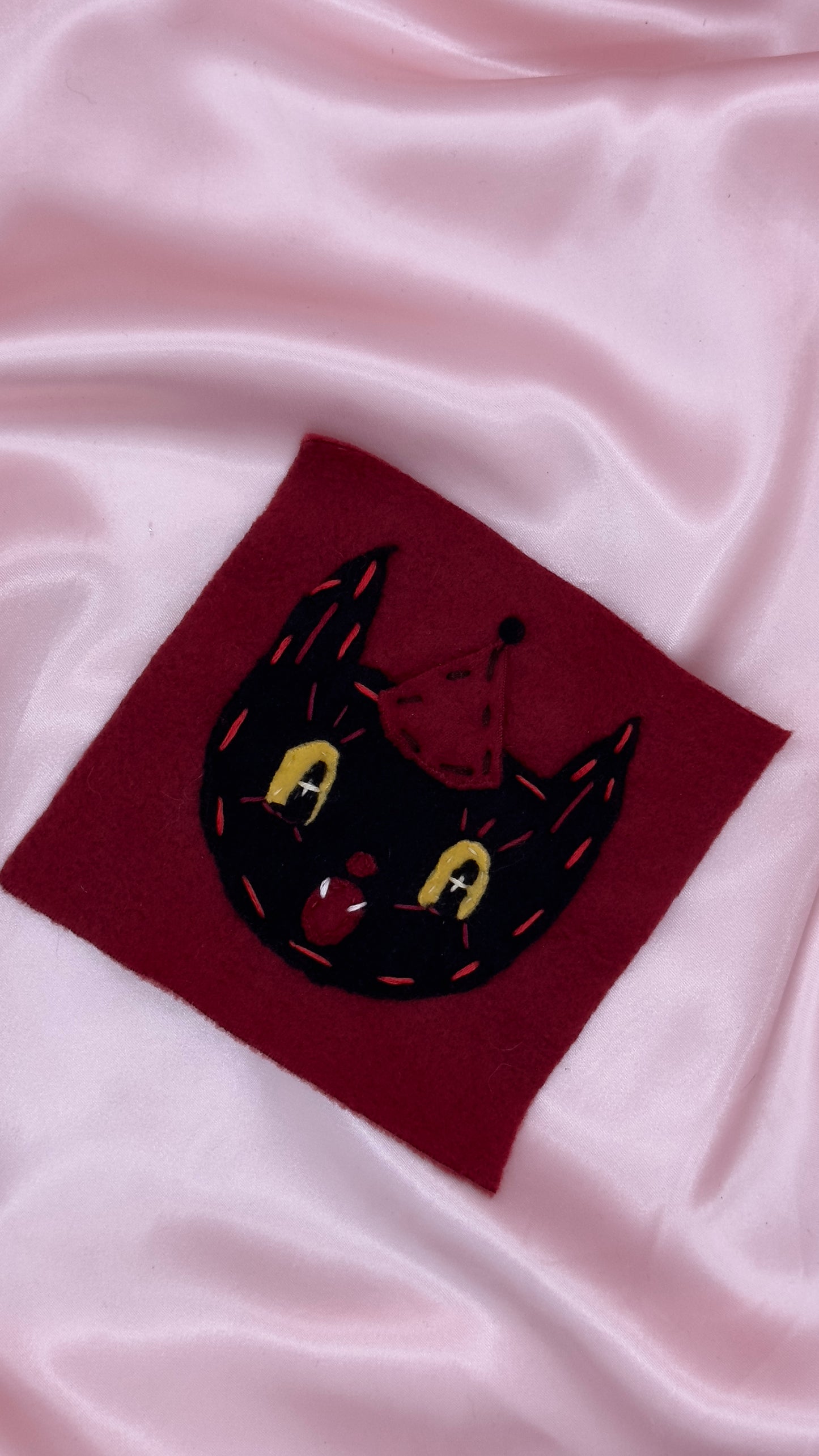 Fleece Vintage Bat Patch