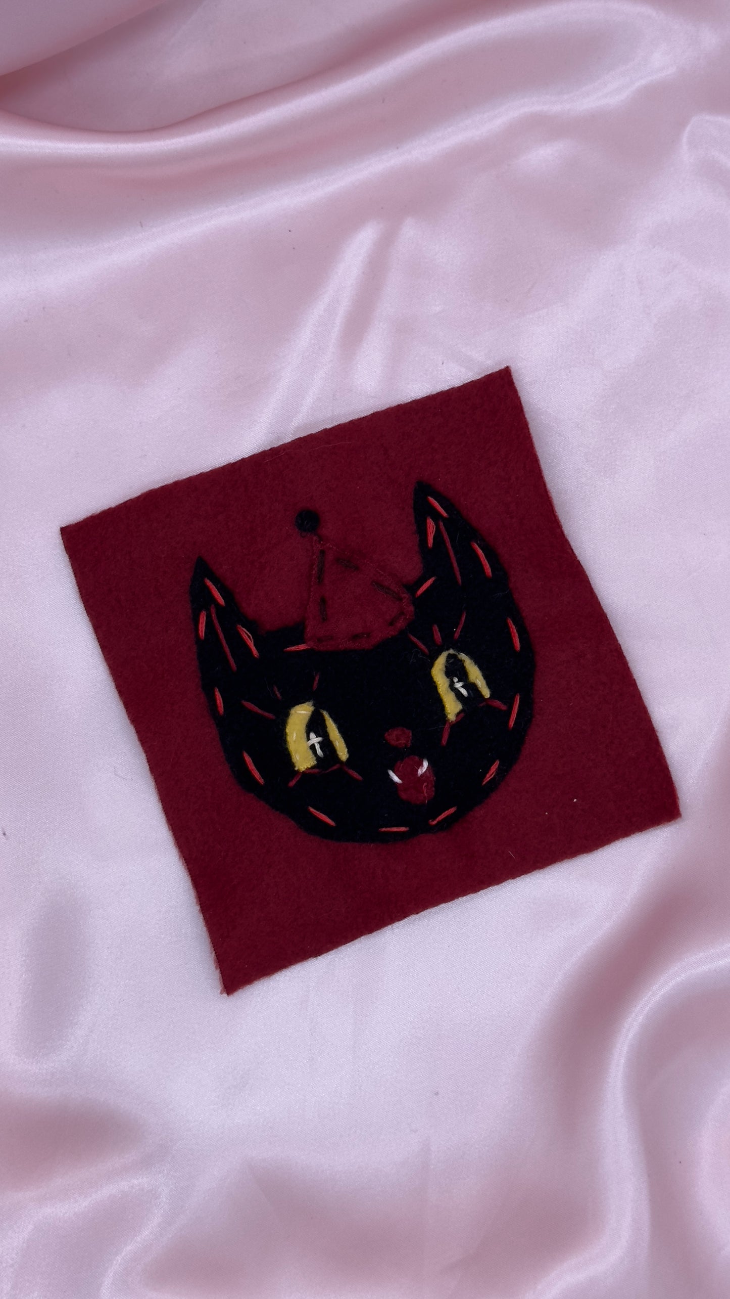 Fleece Vintage Bat Patch