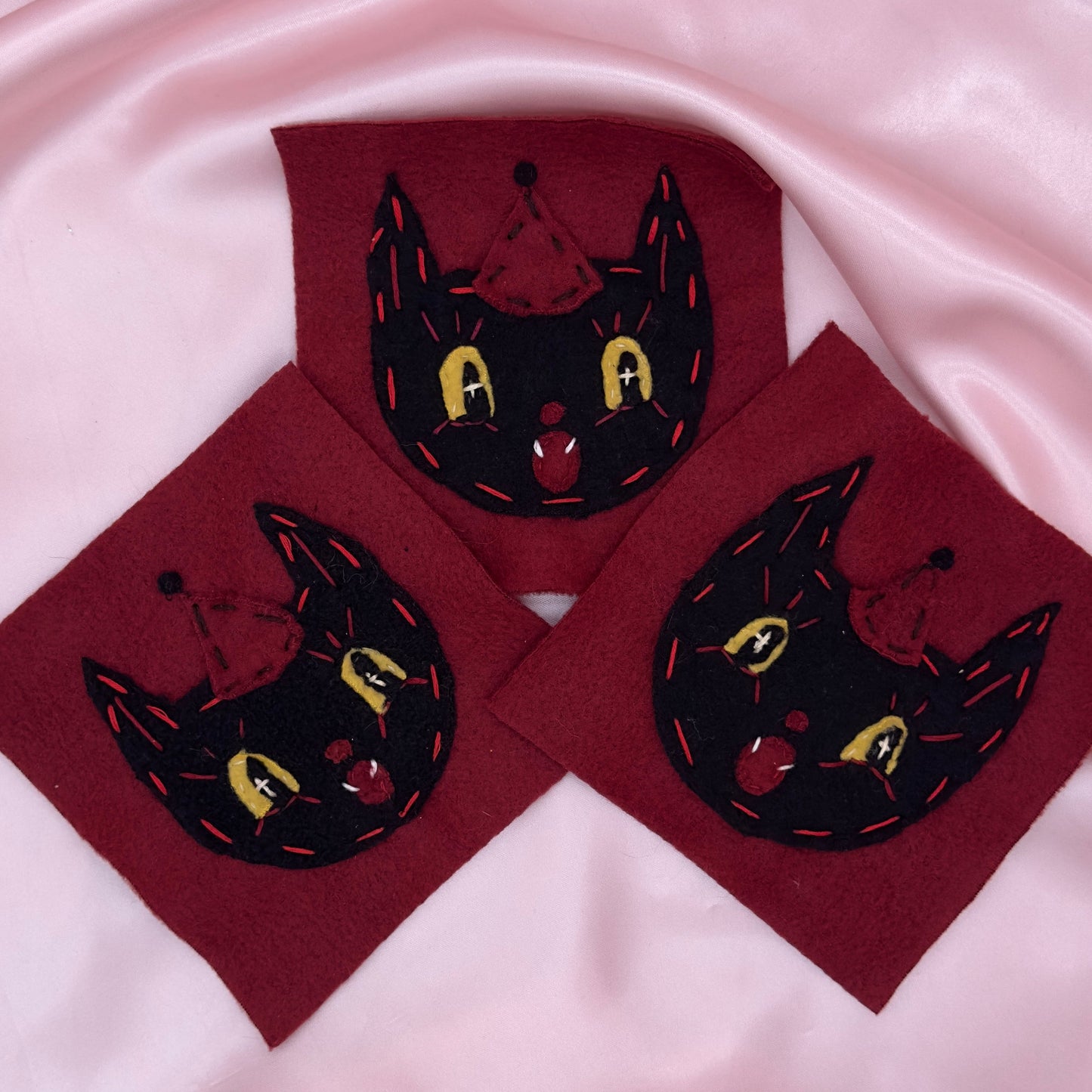 Fleece Vintage Bat Patch