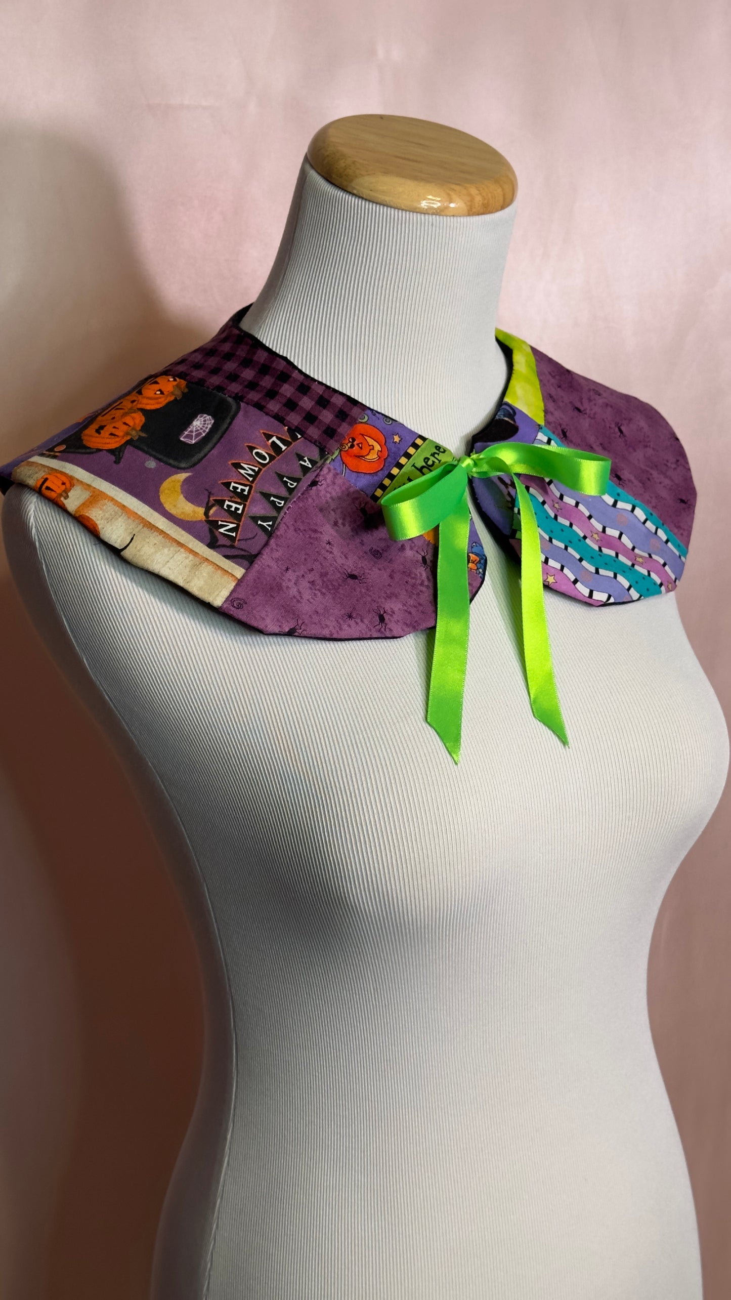 Ghoul's Delight Patchwork Detachable Collar