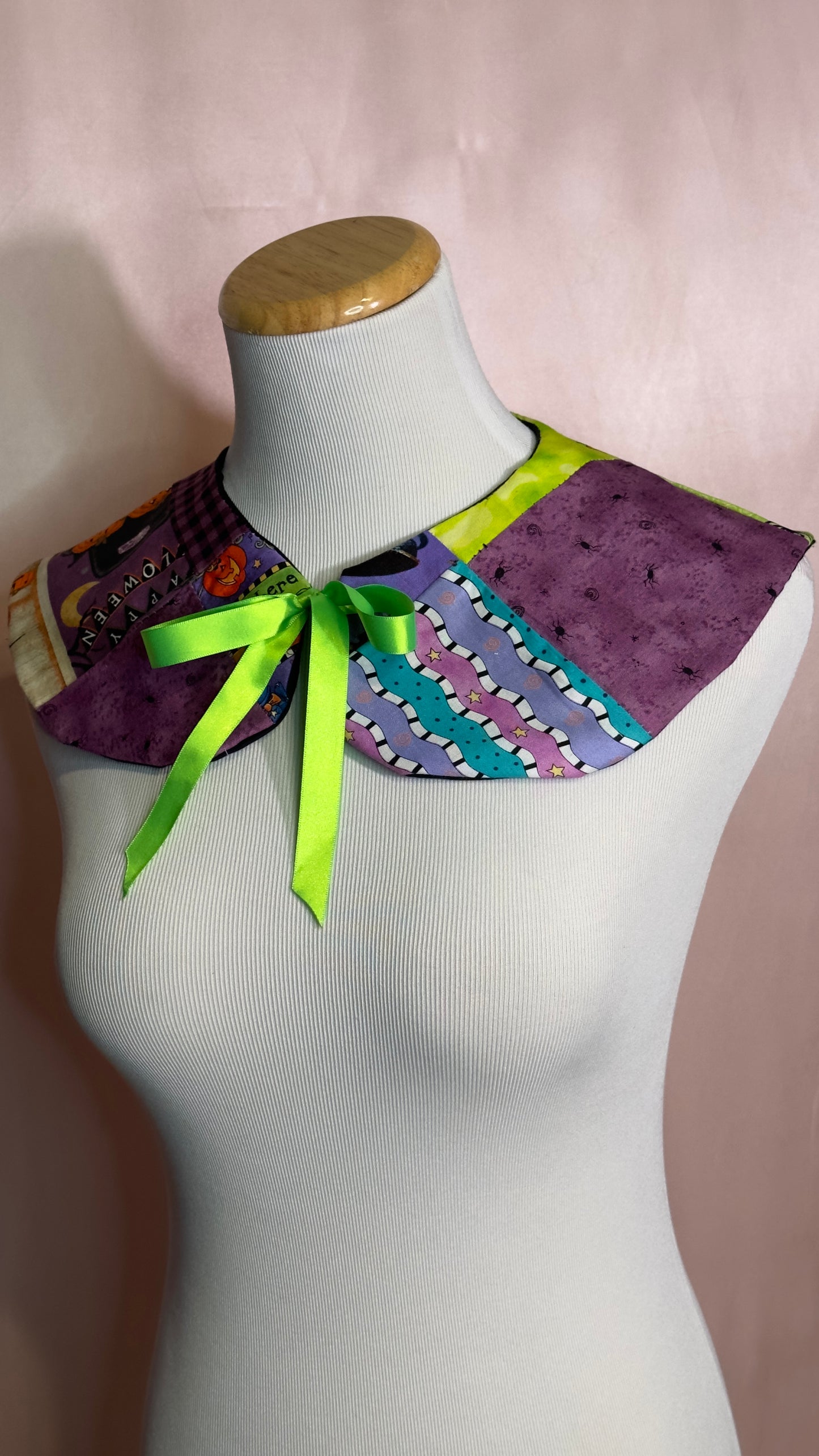 Ghoul's Delight Patchwork Detachable Collar