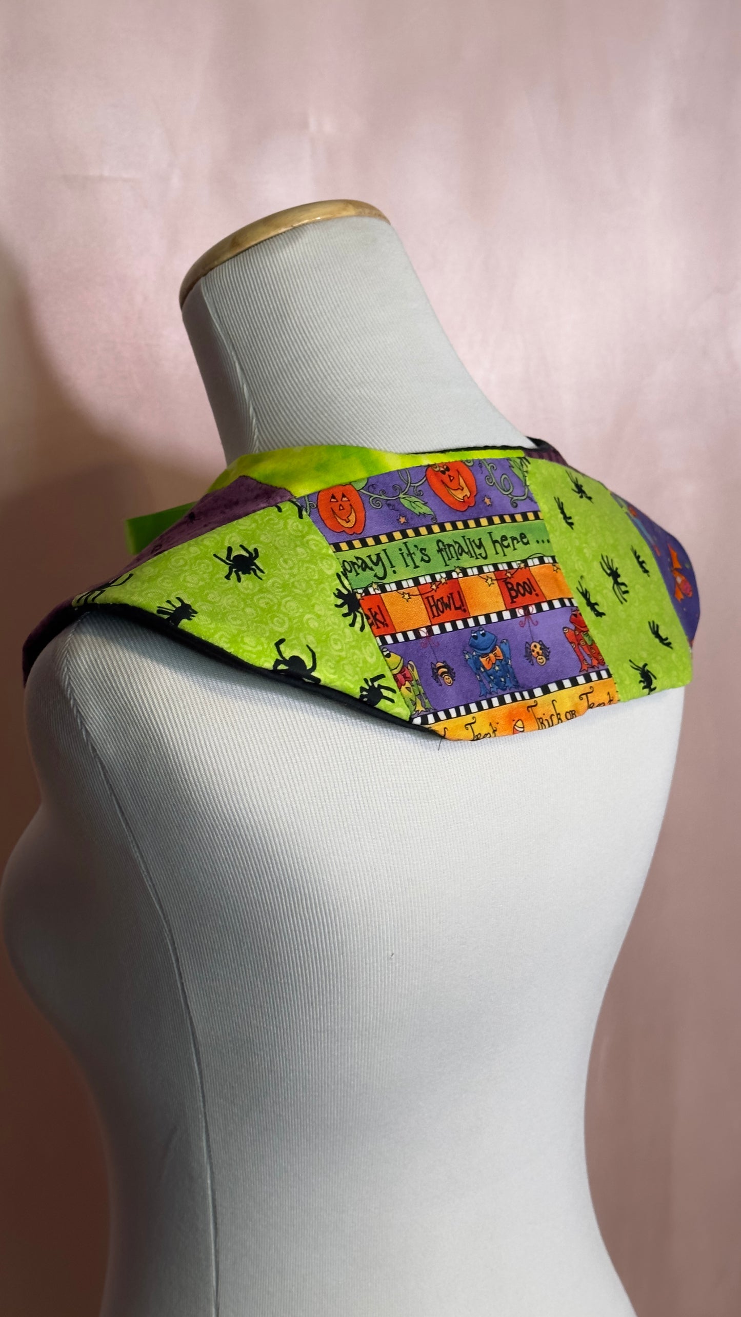 Ghoul's Delight Patchwork Detachable Collar