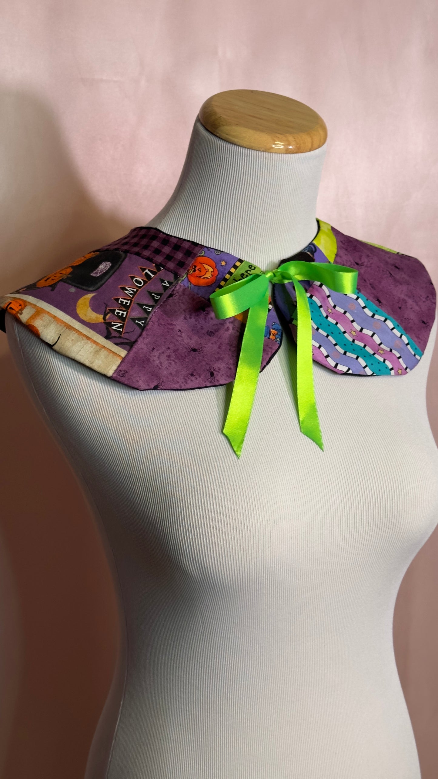 Ghoul's Delight Patchwork Detachable Collar