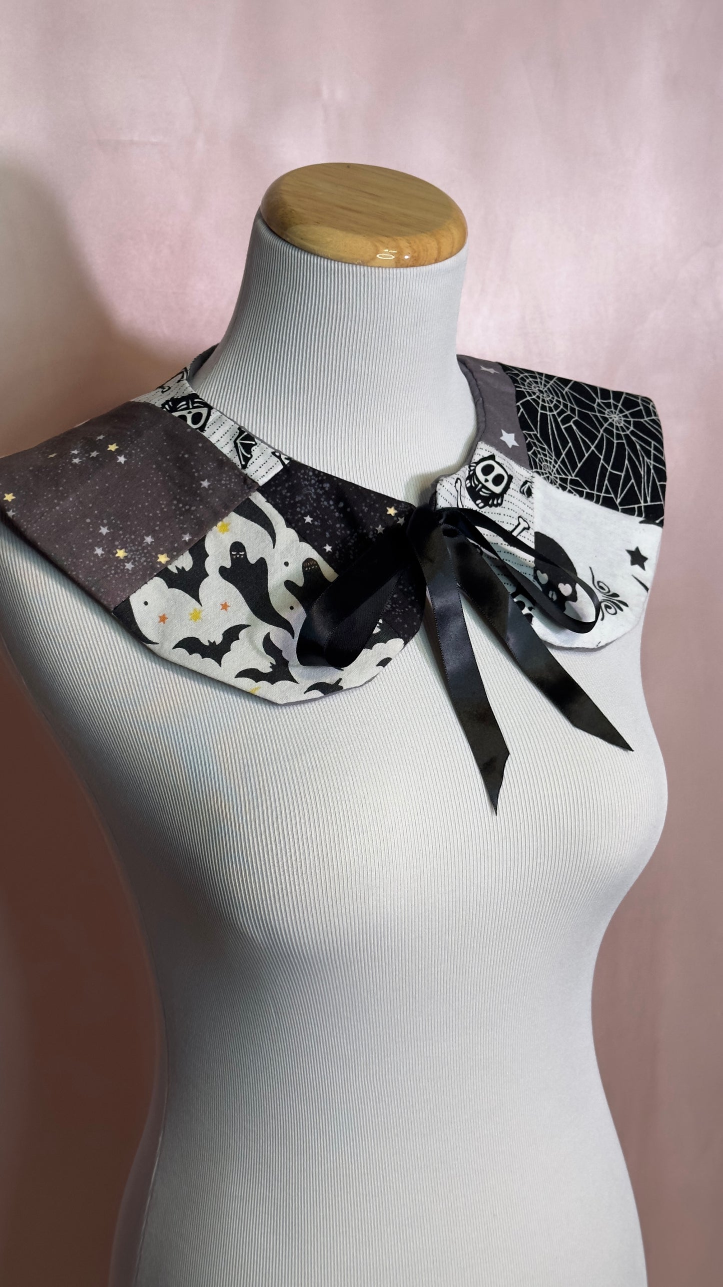 Phantom Patchwork Detachable Collar