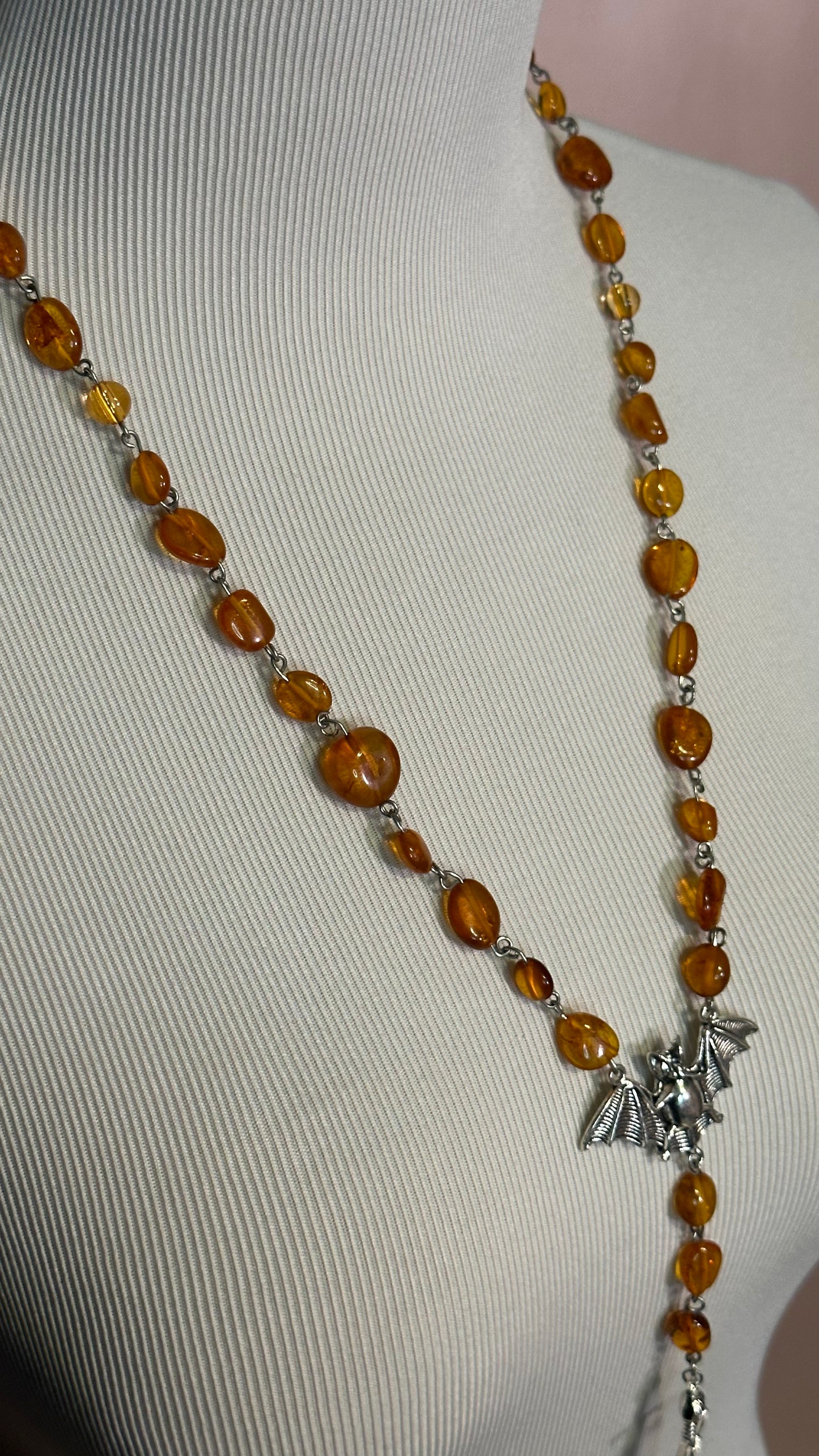 Sanguine Sun (Rosary-Style Necklace)