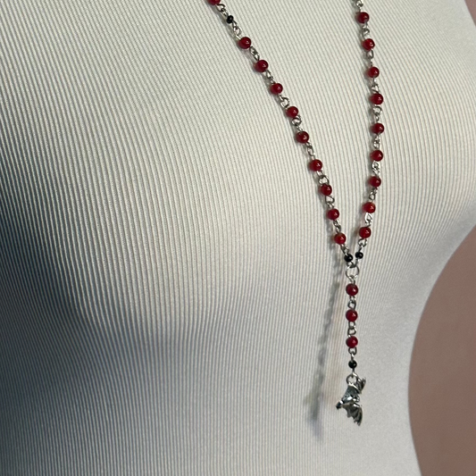 Blood Drop (Rosary-Style Necklace)