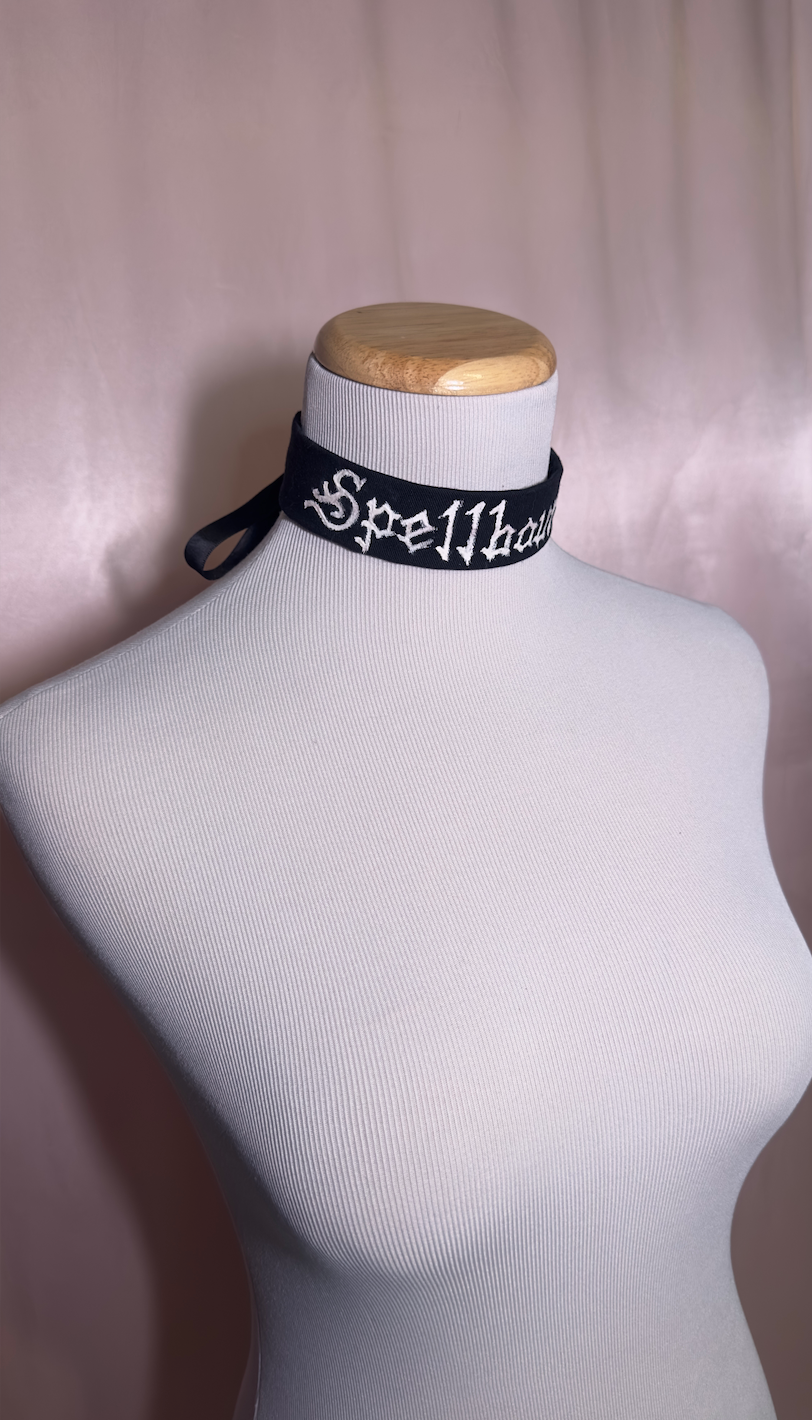 "Spellbound" Hand Painted Glow-in-the-Dark Choker