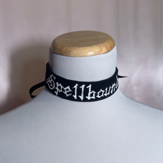 "Spellbound" Hand Painted Glow-in-the-Dark Choker